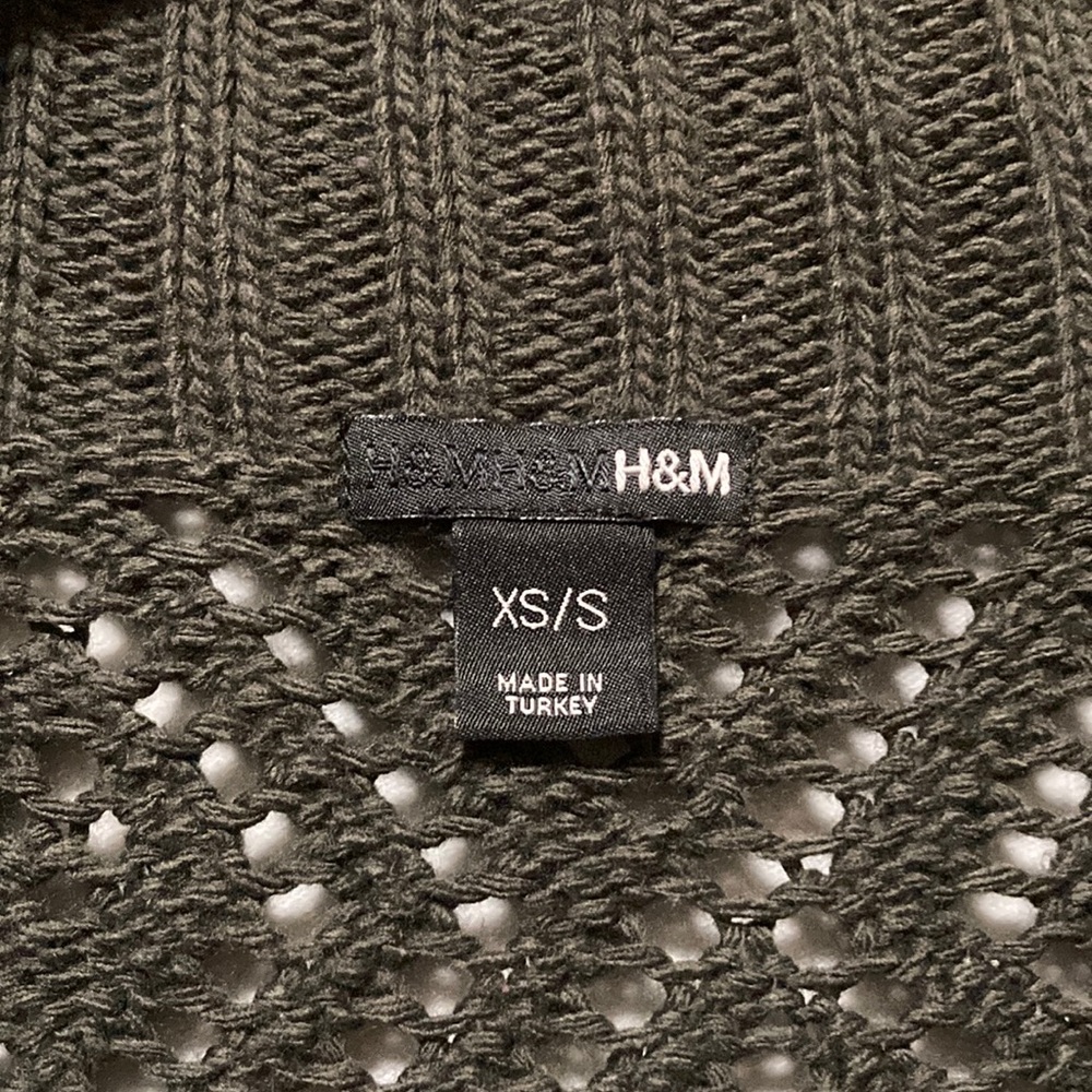 H&M Acrylic Open Knit/Crochet Shrug/Cardigan X-Small/Small - Picture 2 of 13